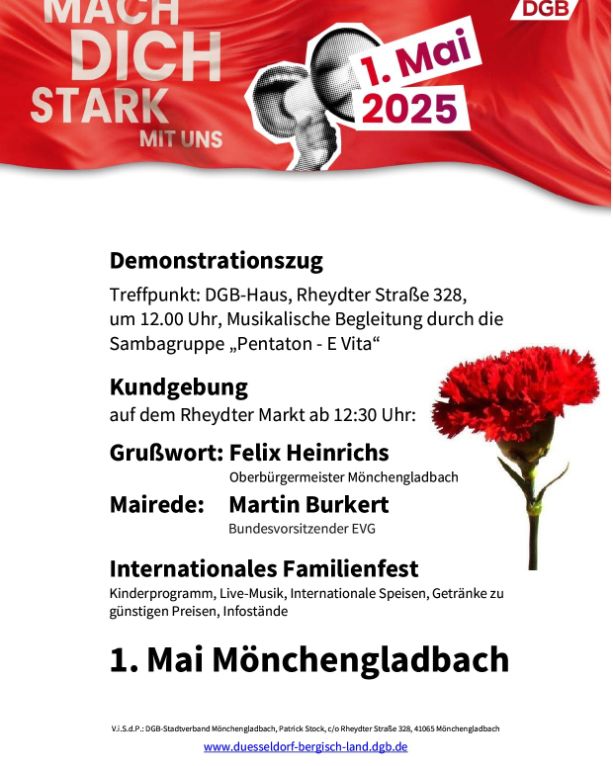 Plakat 1. Mai 2025